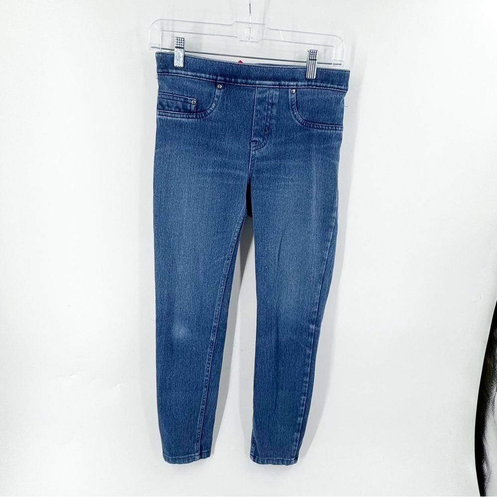 ✅ SPANX MEDIUM WASH DENIM JEGGINGS SIZE‎ SMALL